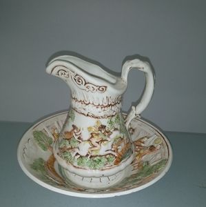 Dry Sink Pitcher and Bowl Set